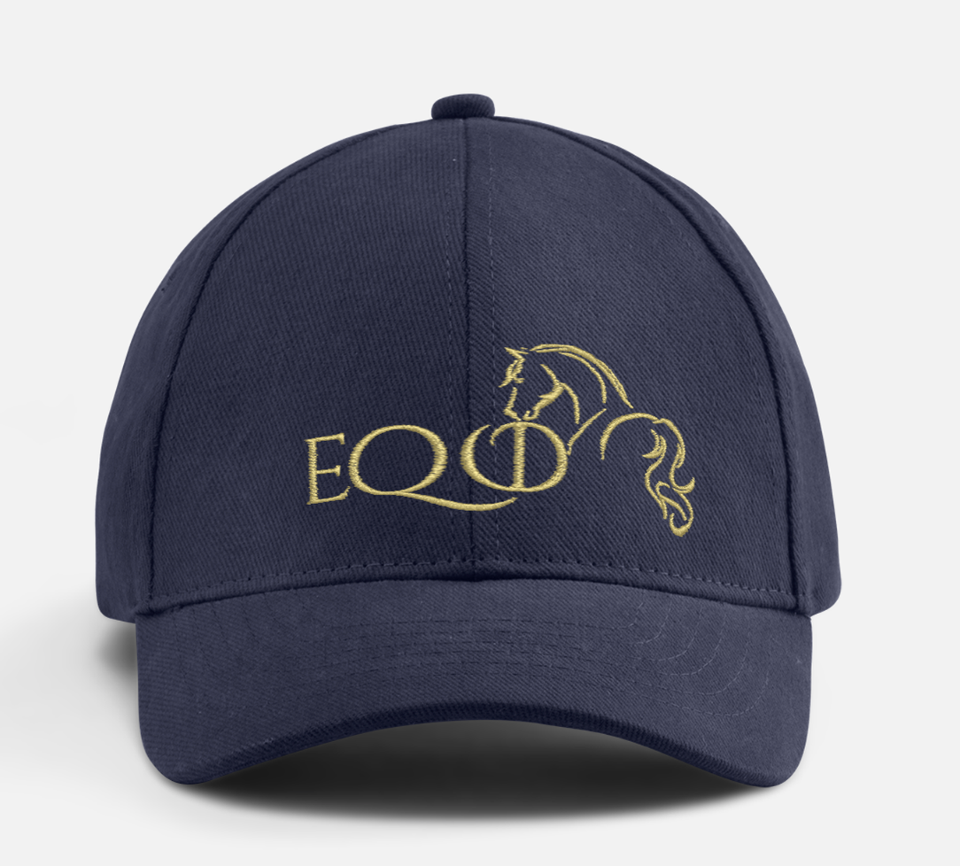 Navy EQPhi Horse Cotton Hat