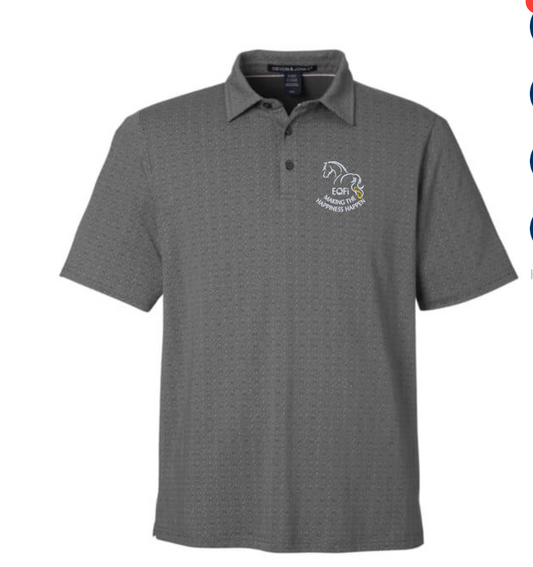 DG101 devon & jones men's crownlux performance geo polo