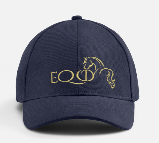 Navy EQPhi Horse Cotton Hat